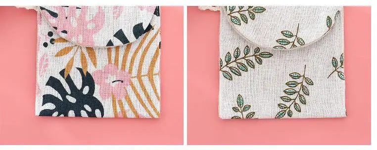 Women Cosmetic Organizer Sanitary Napkin Storage Bag Girls Ladies Cute Coin Card Makeup Storage Pouch Small Cosmetic Bags