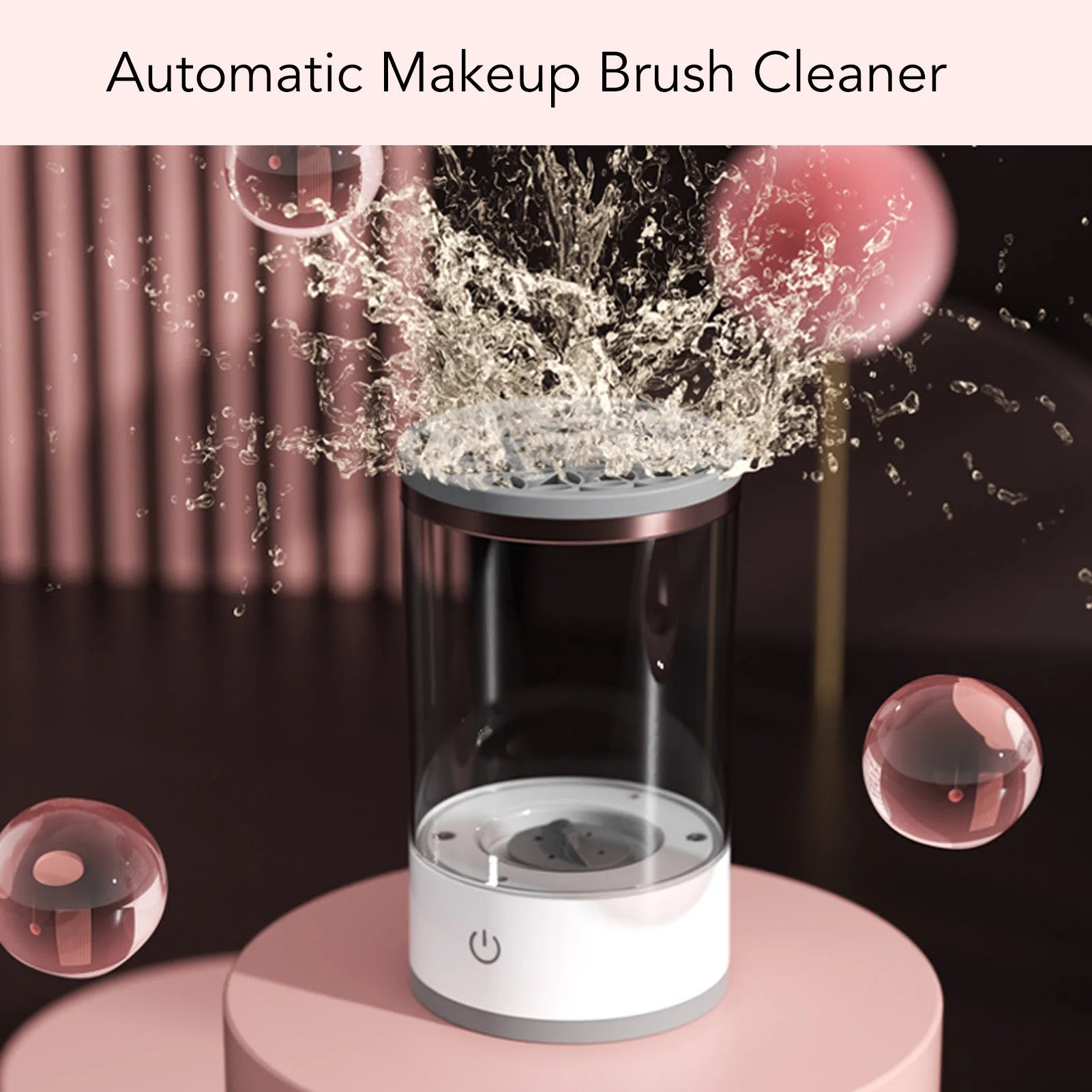 Electric Makeup Brush Cleaner Machine Automatic Brush Cleaner Machine Electric Cosmetic Automatic