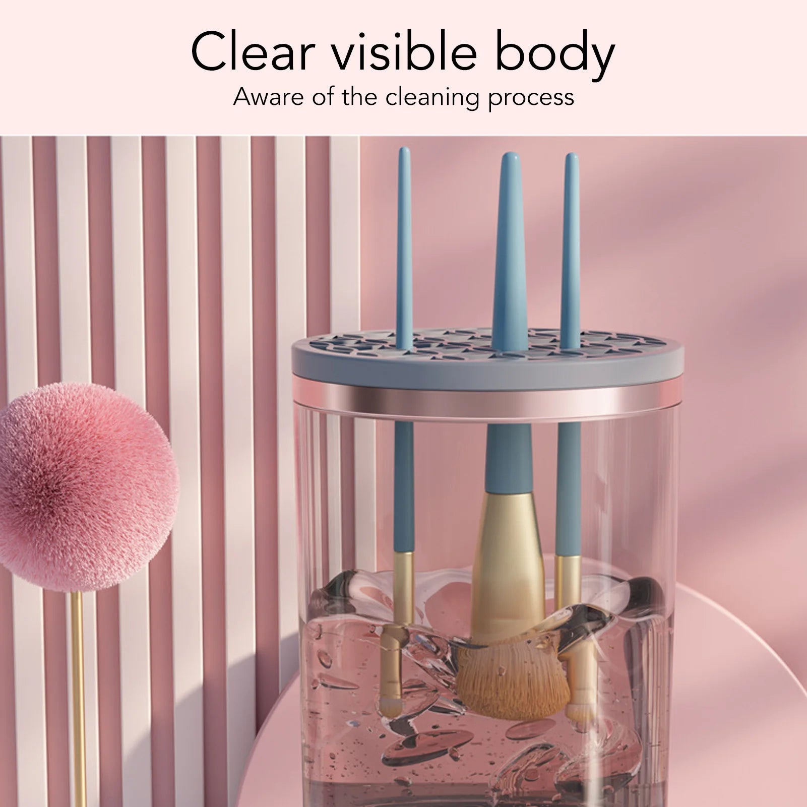 Electric Makeup Brush Cleaner Machine Automatic Brush Cleaner Machine Electric Cosmetic Automatic