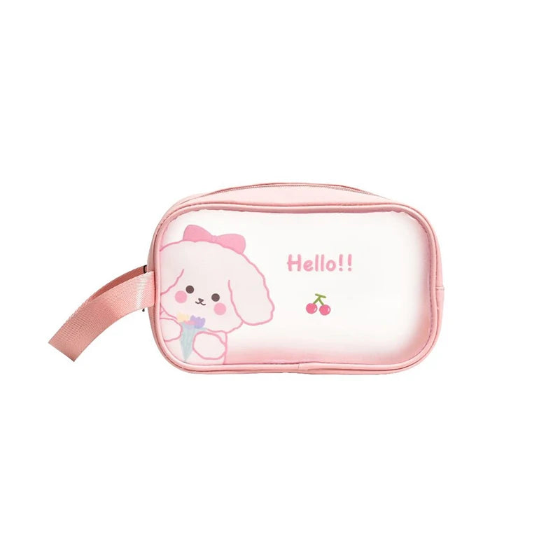 Transparent Cosmetic Bag - Travel Organizer, Fashion Small/Medium/Large Toiletry Bags, Makeup Pouch Storage