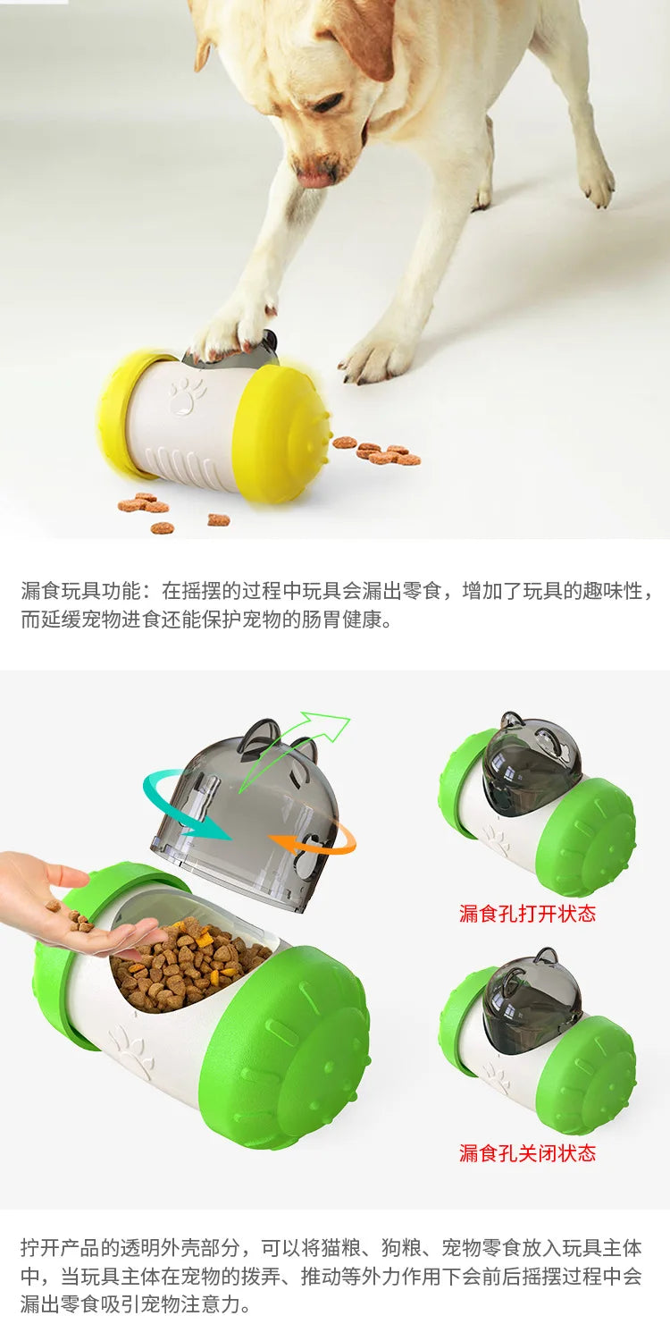 Hot selling and popular pet products, such as the Bulldog Puzzle, Slow Food Leakage Ball, Pet Dog Toy, Capture Rolling Puppy Toy