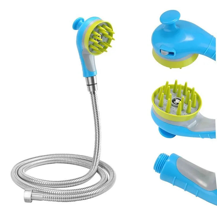 Pet showerhead, specially designed for dogs, shower spray, water faucet, pressure-increasing nozzle, foaming device, reinforced