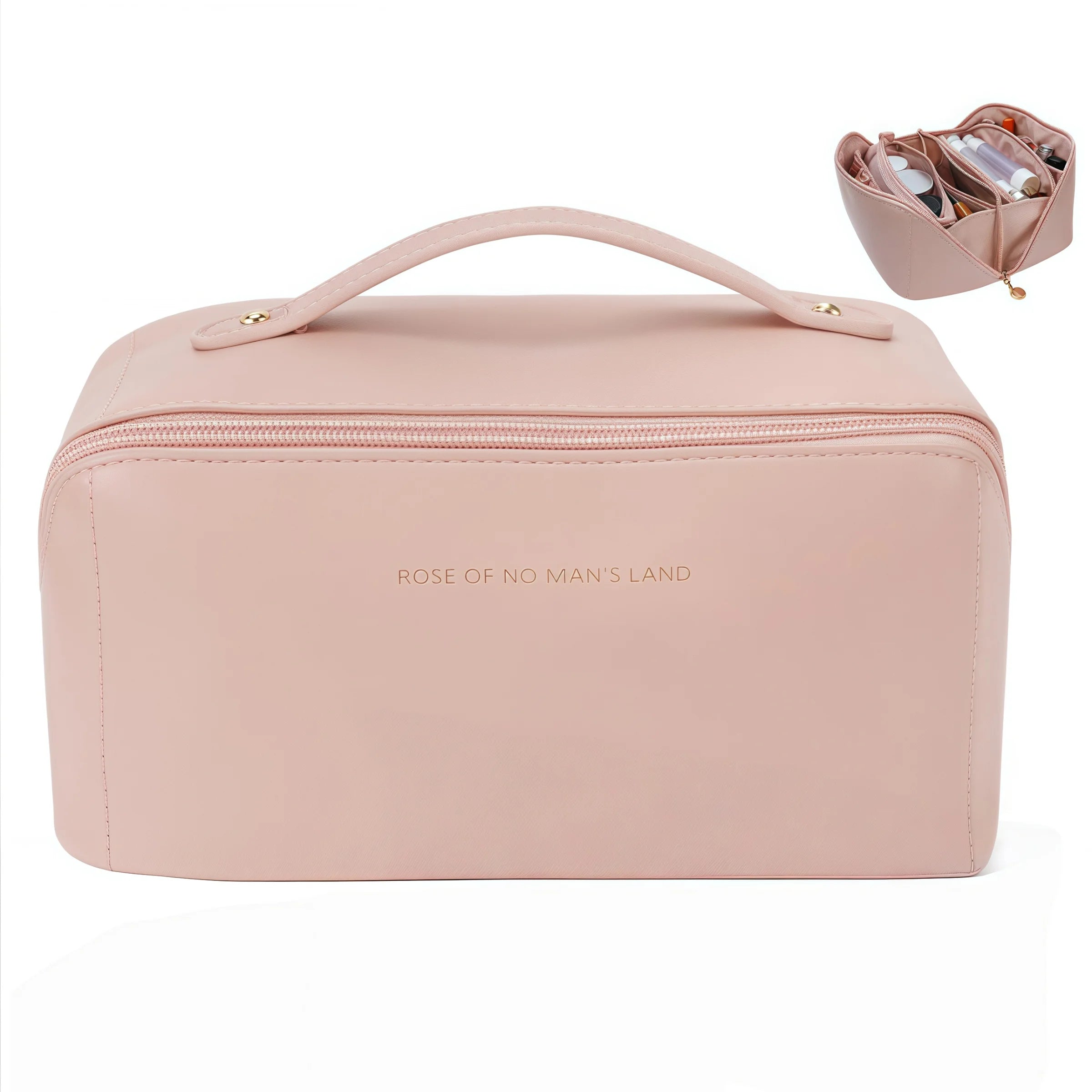 Cosmetic bag new portable, women's travel large capacity toiletry bag, high-end simple, makeup storage bag, cosmetic storage bag