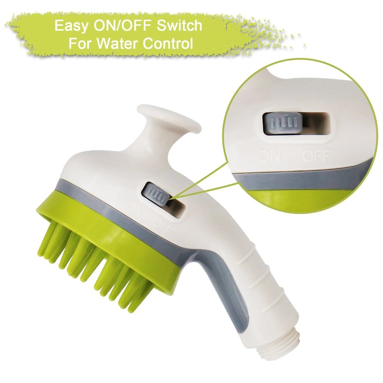 Pet showerhead, specially designed for dogs, shower spray, water faucet, pressure-increasing nozzle, foaming device, reinforced