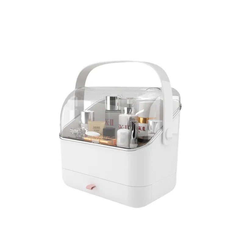 Multifunctional Cosmetic Box Transparent Makeup Jewelry Drawer Organizer Home Storage Boxs Travel Cosmetic Organizer