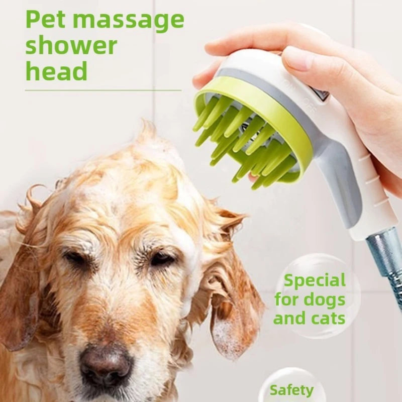 Pet showerhead, specially designed for dogs, shower spray, water faucet, pressure-increasing nozzle, foaming device, reinforced