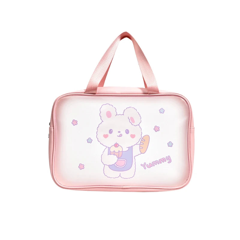 Transparent Cosmetic Bag - Travel Organizer, Fashion Small/Medium/Large Toiletry Bags, Makeup Pouch Storage