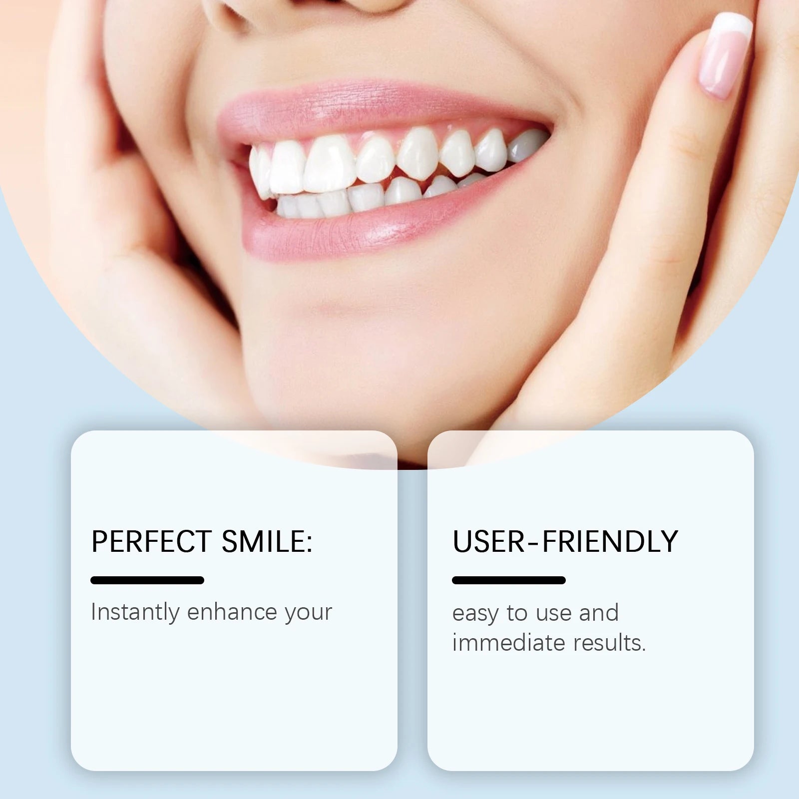 Dental Cosmetic Denture Set - dental beauty set that enhances smile aesthetics, made of comfortable material, cosmetic dentures
