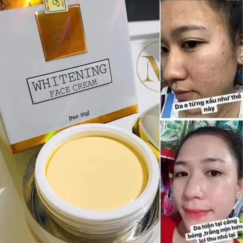 KEM FACE PHÁP A COSMETICS CHÍNH HÃNG 50ml Whitening Brightening Skin Care