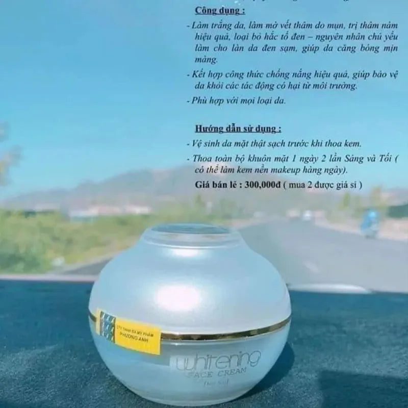 KEM FACE PHÁP A COSMETICS CHÍNH HÃNG 50ml Whitening Brightening Skin Care