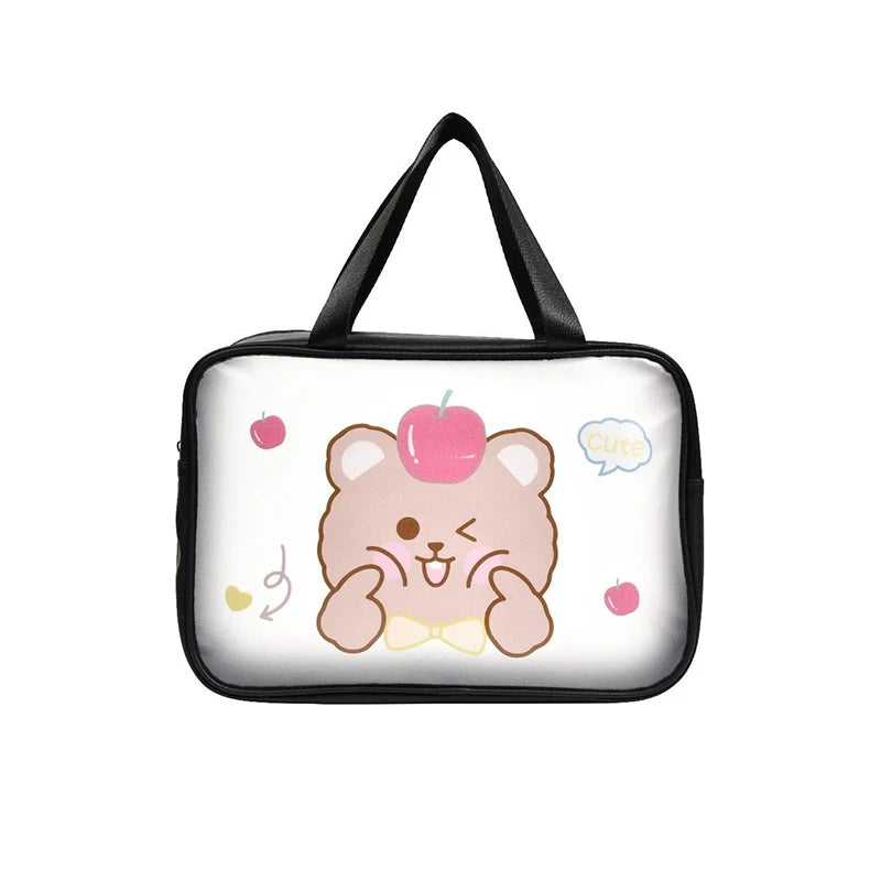 Transparent Cosmetic Bag - Travel Organizer, Fashion Small/Medium/Large Toiletry Bags, Makeup Pouch Storage
